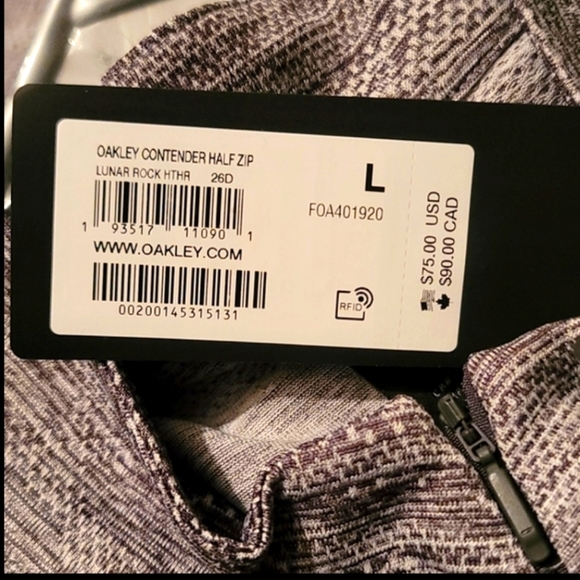 Oakley Golf- Contender Half Zip - Picture 5 of 6